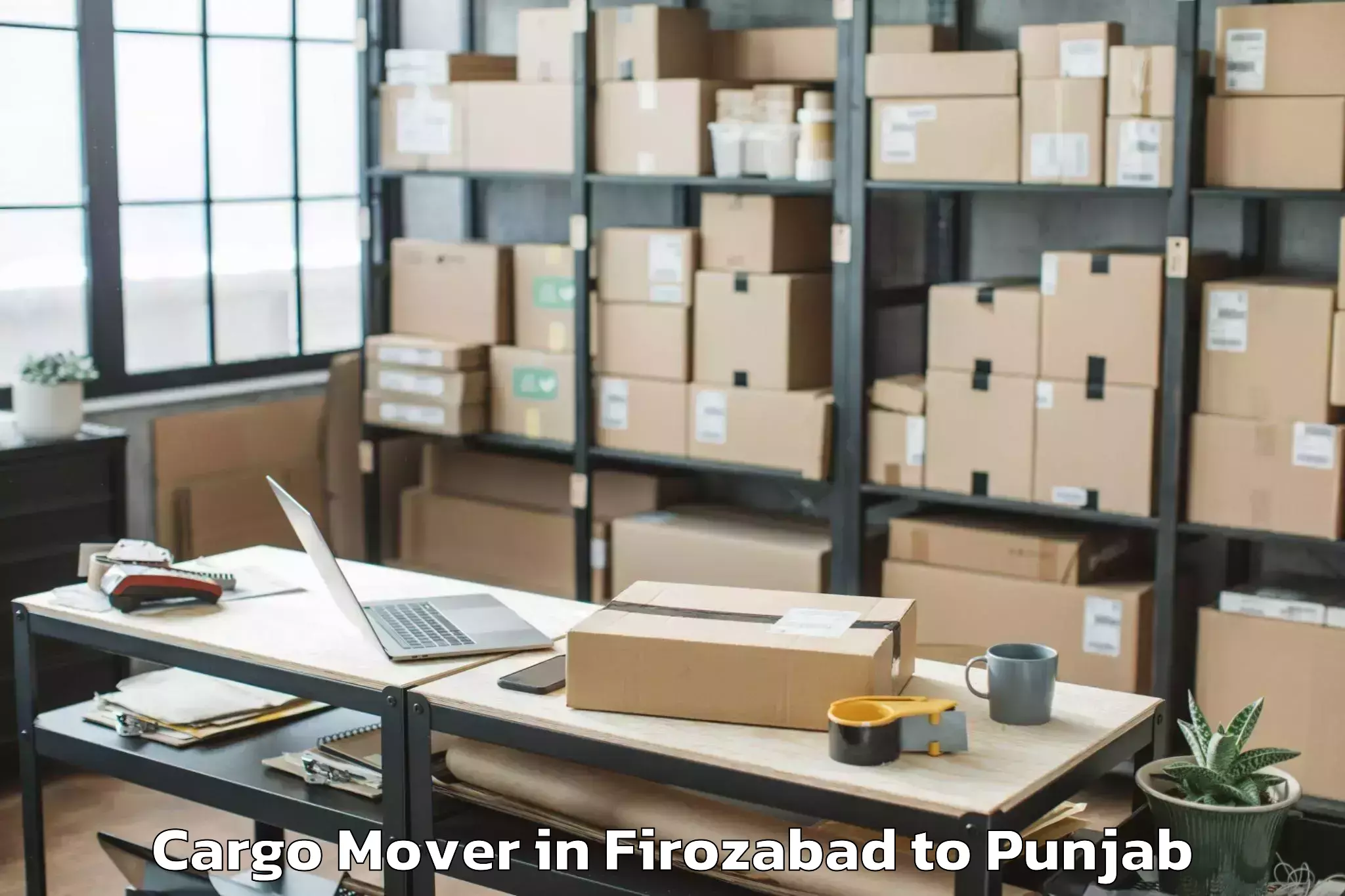 Book Firozabad to Tapa Cargo Mover Online